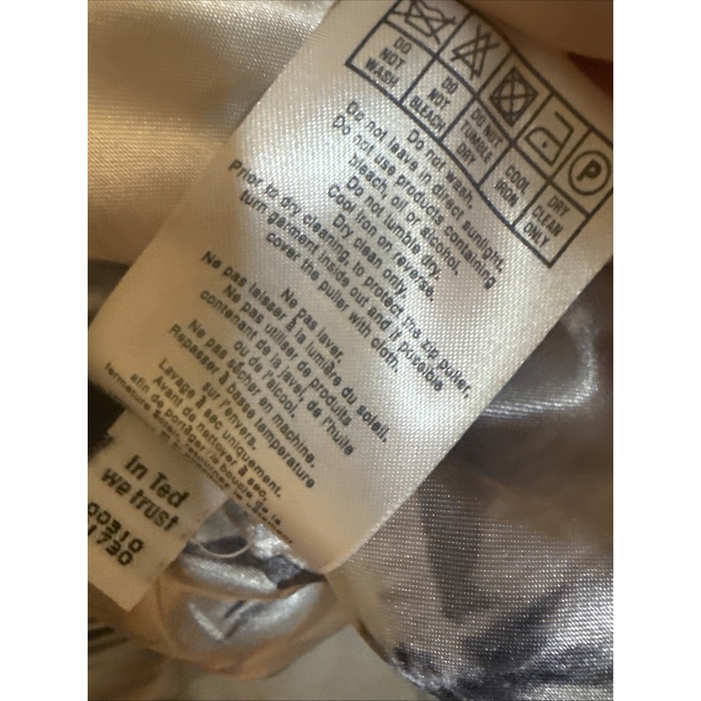 Ted Baker Wms Beige Trench Coat Cropped Dble Breast Sz 2 US 4-6 S Neutral Jacket - Picture 13 of 16